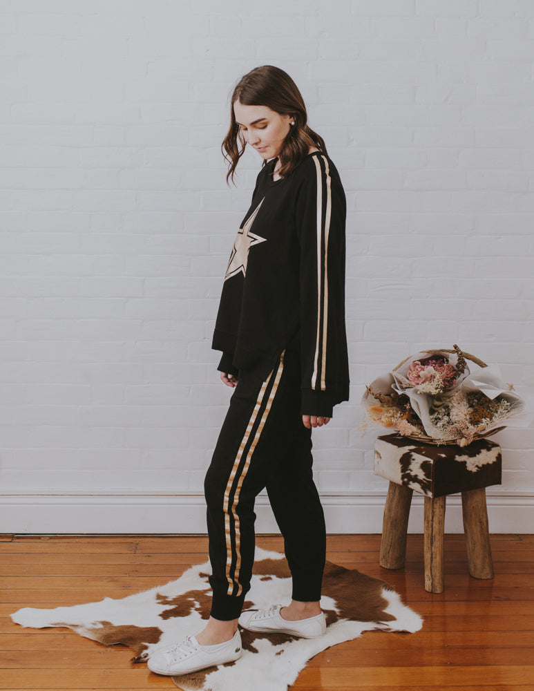 Gabby Superstar Stripe Jogger