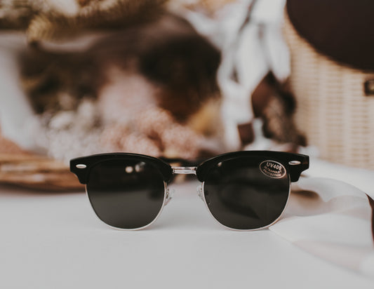 Amber Clubmaster Sunglasses