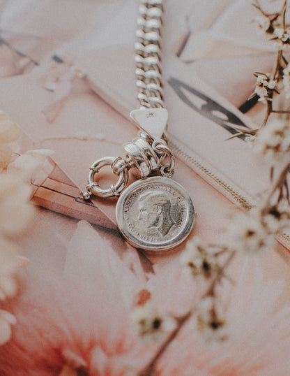 Sterling Silver Shilling Bracelet