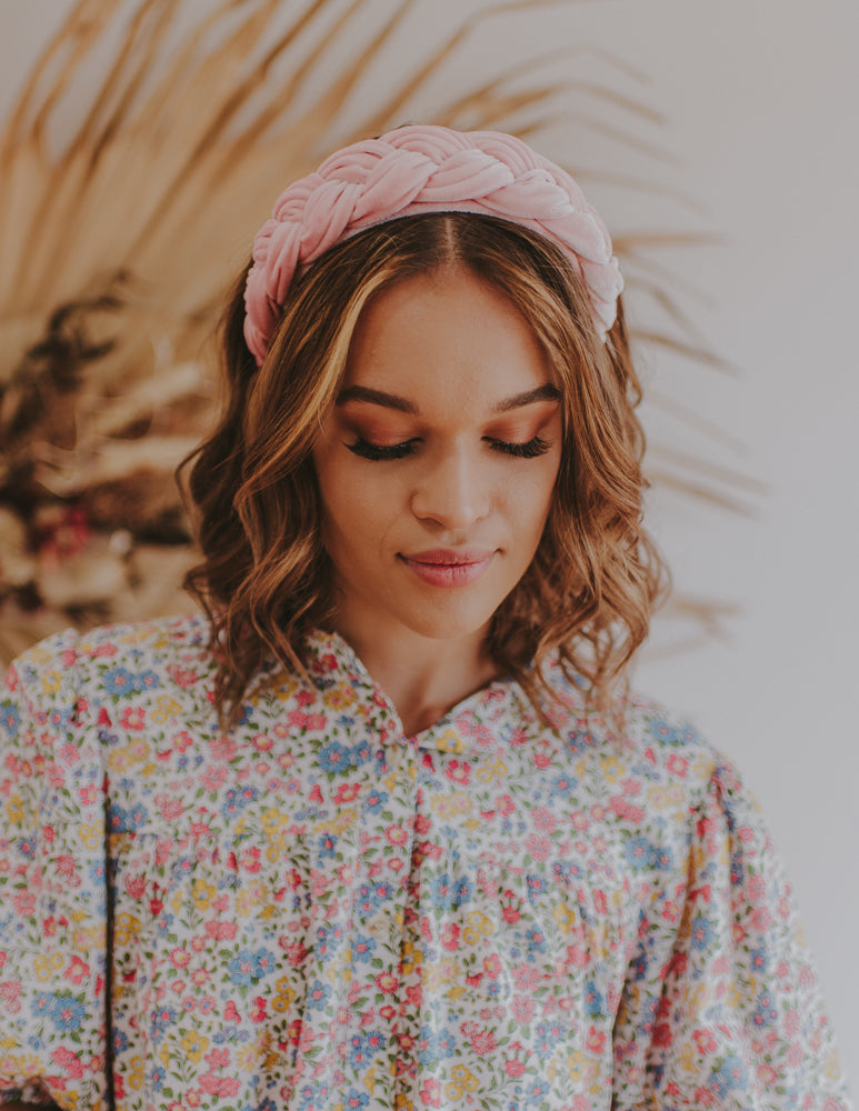 Braided Velvet Headband