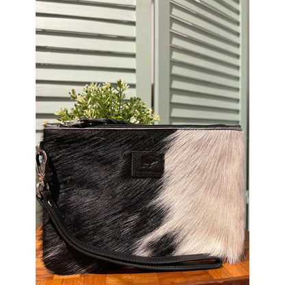 LARGE HIDE CLUTCH