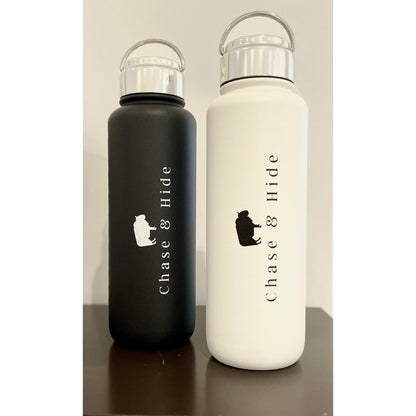 Chase and hide stainless steel drink bottle