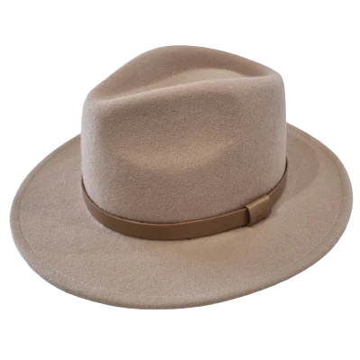 Vintage Tan Fedora